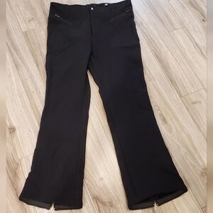 NILS Sportwear "Jan" Ski Snow Pants, Nylon/Spandex, Black, Sz 14L, Nearly New!